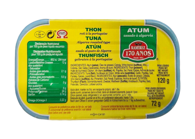 Ramirez sült tonhalfilé Algarve módra, 120 g