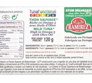 Ramirez Tuna Functional vad tonhal filé halolajban, 120 g