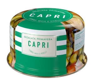 Capri tavaszi tonhalsaláta kukoricával, borsóval és zöldségekkel, 250 g