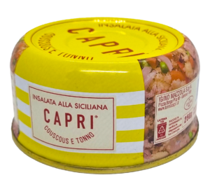 Capri szicíliai tonhalsaláta kuszkusszal és zöldségekkel, 250 g