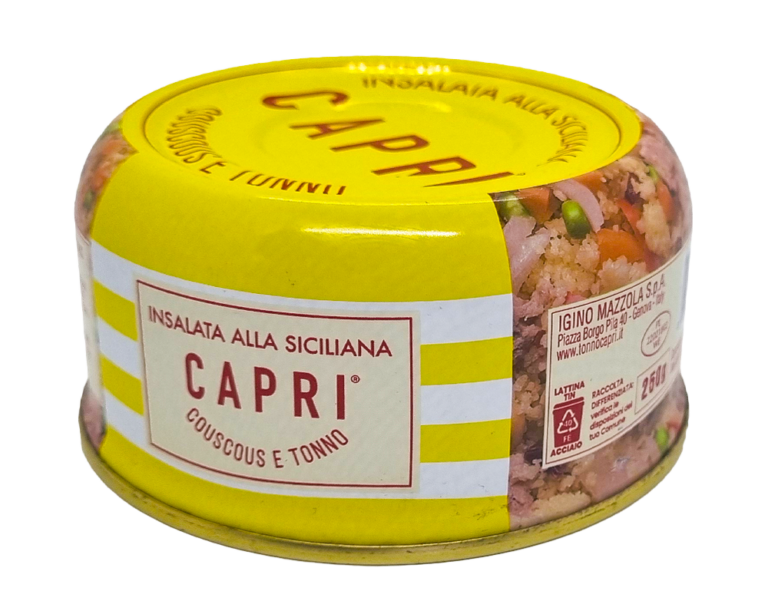 Capri szicíliai tonhalsaláta kuszkusszal és zöldségekkel, 250 g