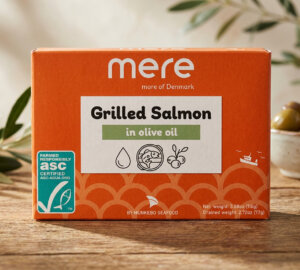 Mere grillezett lazac filé olívaolajban, 110 g