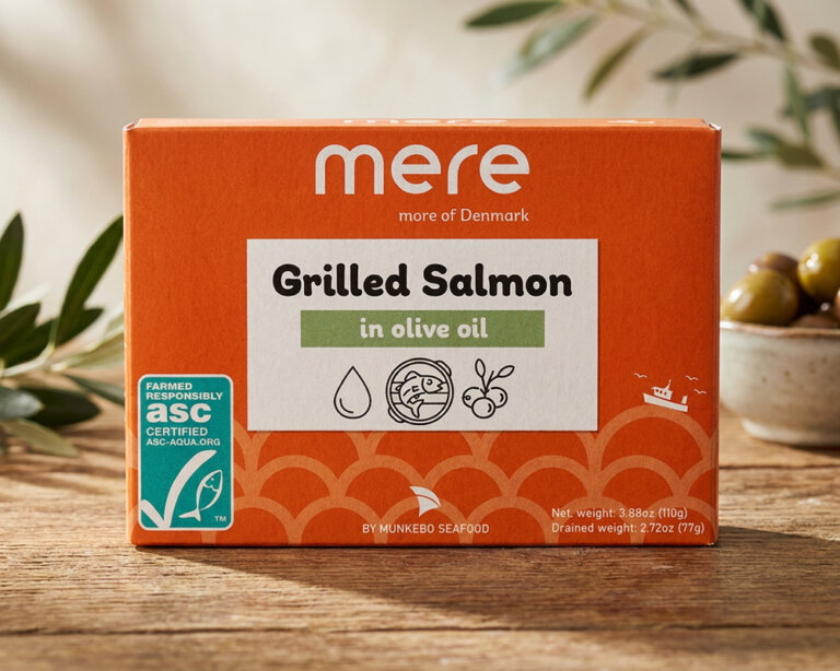 Mere grillezett lazac filé olívaolajban, 110 g